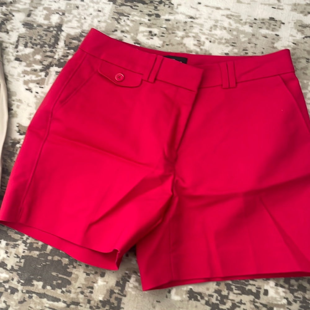 White House Black Market Red Women's Shorts